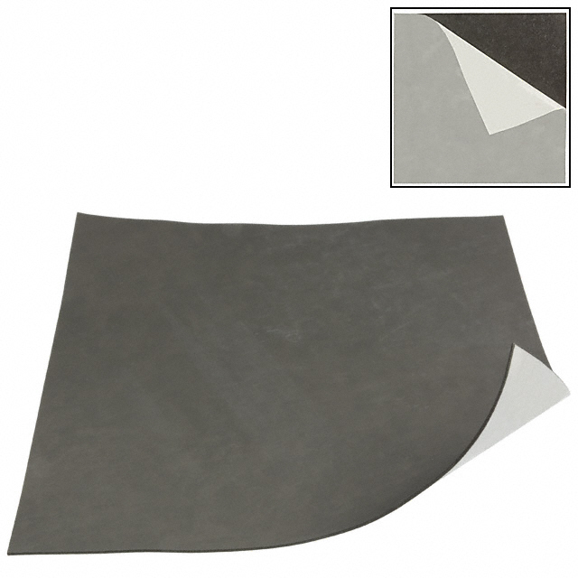 RF EMI Absorbing Sheet IRL Polymer Resin, Magnetic Powder Non-Conductive, Single Sided 7.874